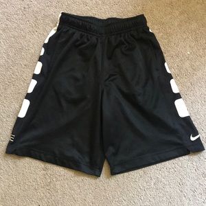 Black Nike basketball shorts